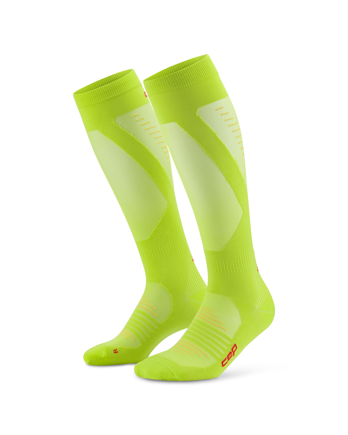 Pro Run Ultralight Tall Compression Socks, Women, Lime