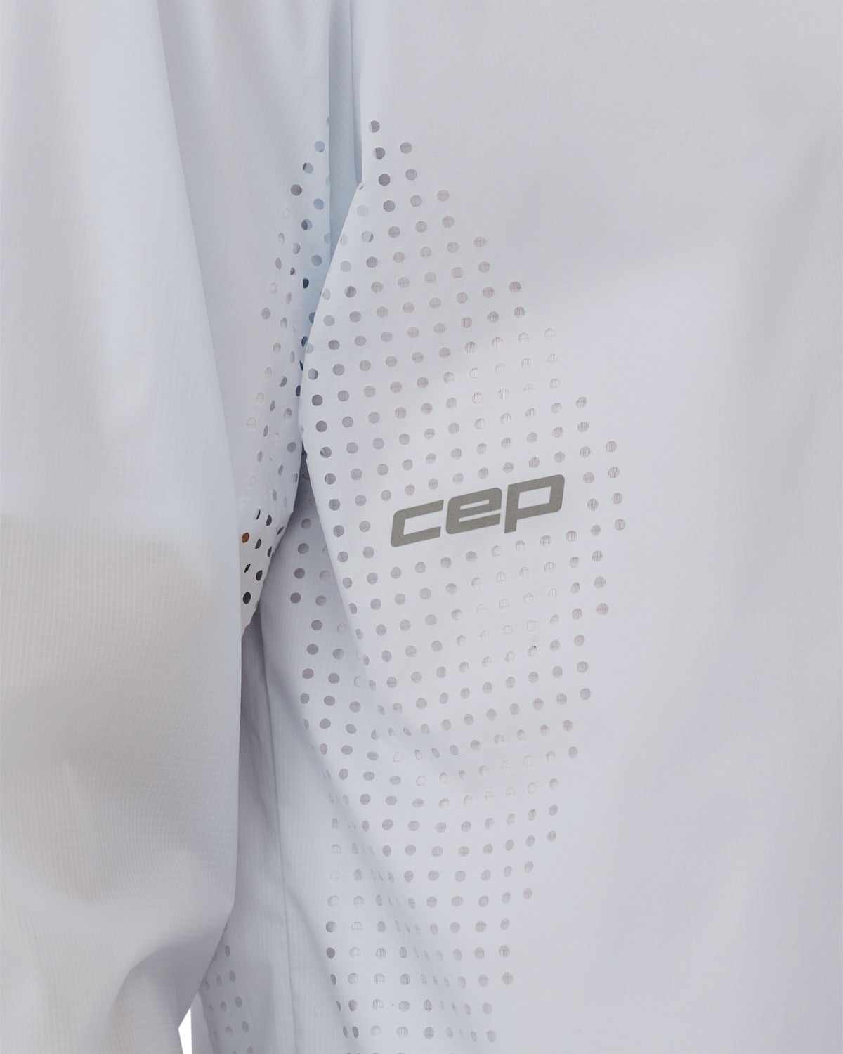Pro Run Ultralight Windbreaker, Men, Light Grey, close-up detail
