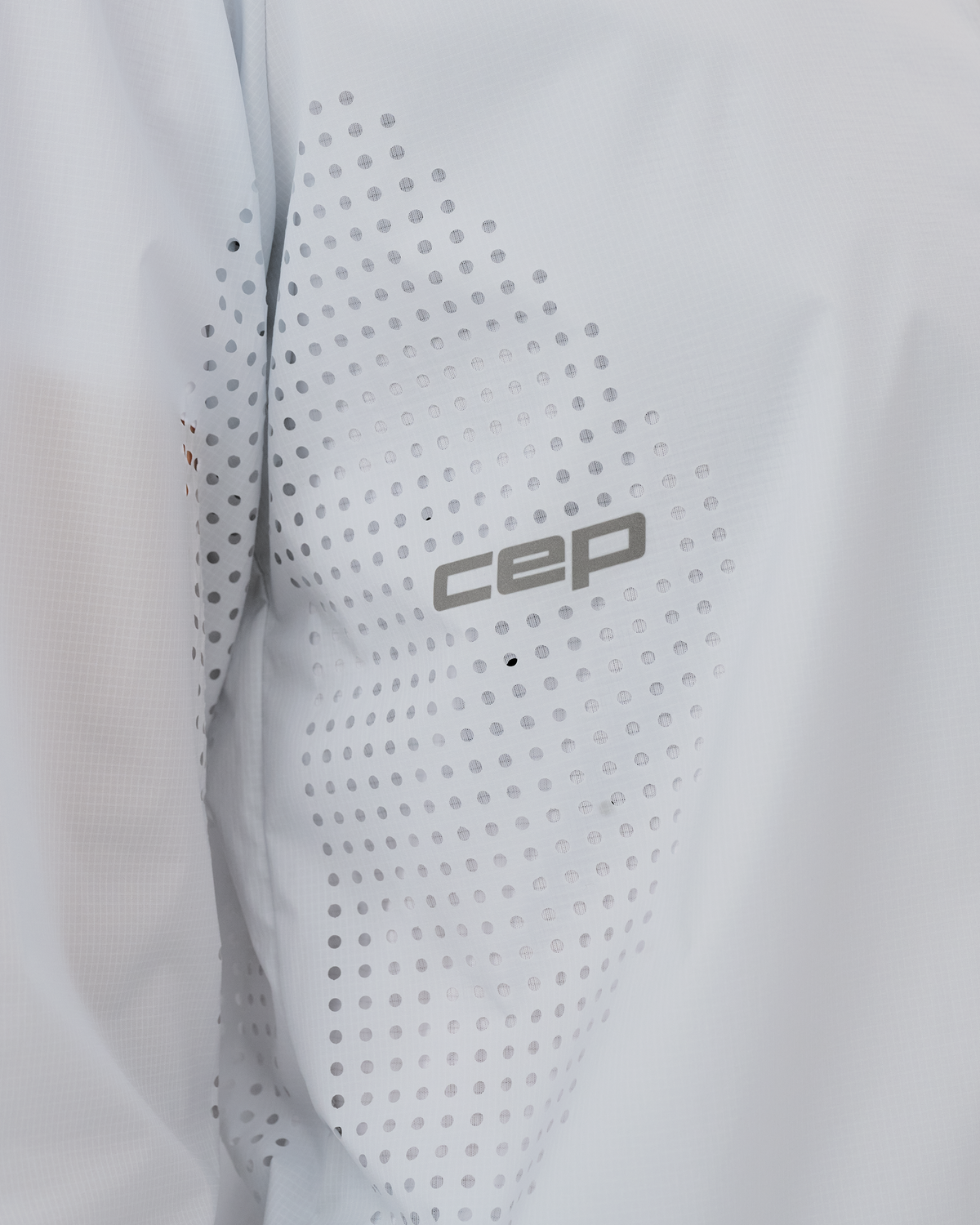Pro Run Ultralight Windbreaker, Women, Light Grey, close-up detail