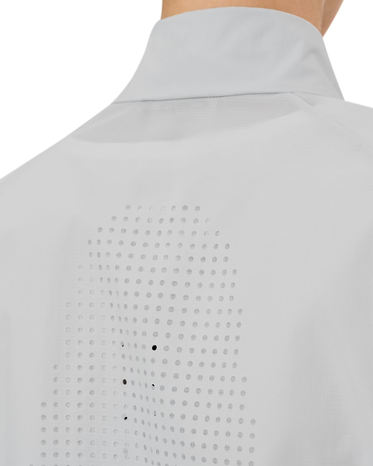 Pro Run Ultralight Windbreaker, Women, Light Grey, close-up detail