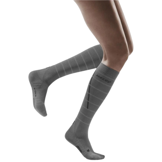 Reflective Tall Compression Socks, Women