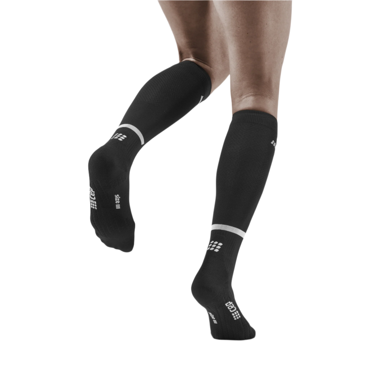 The Run Compression Tall Socks 4.0, Women, Black/White