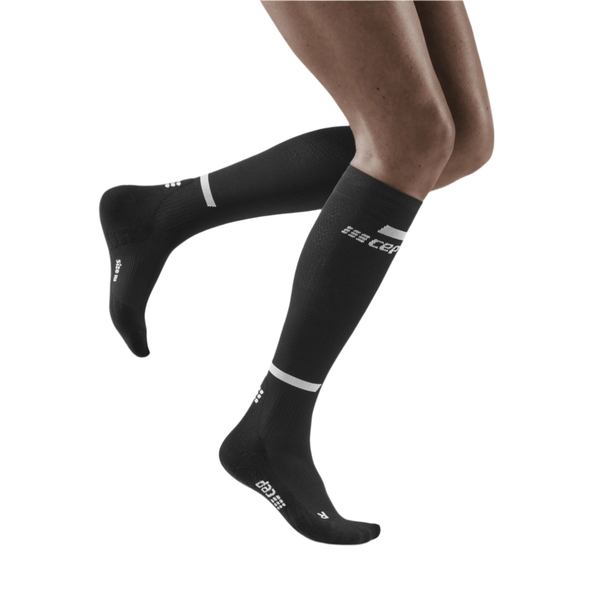 The Run Compression Tall Socks 4.0, Women, Black/White