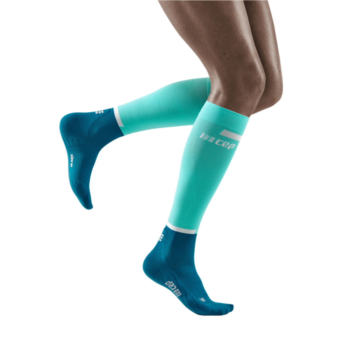 The Run Compression Tall Socks 4.0, Women, Ocean/Petrol