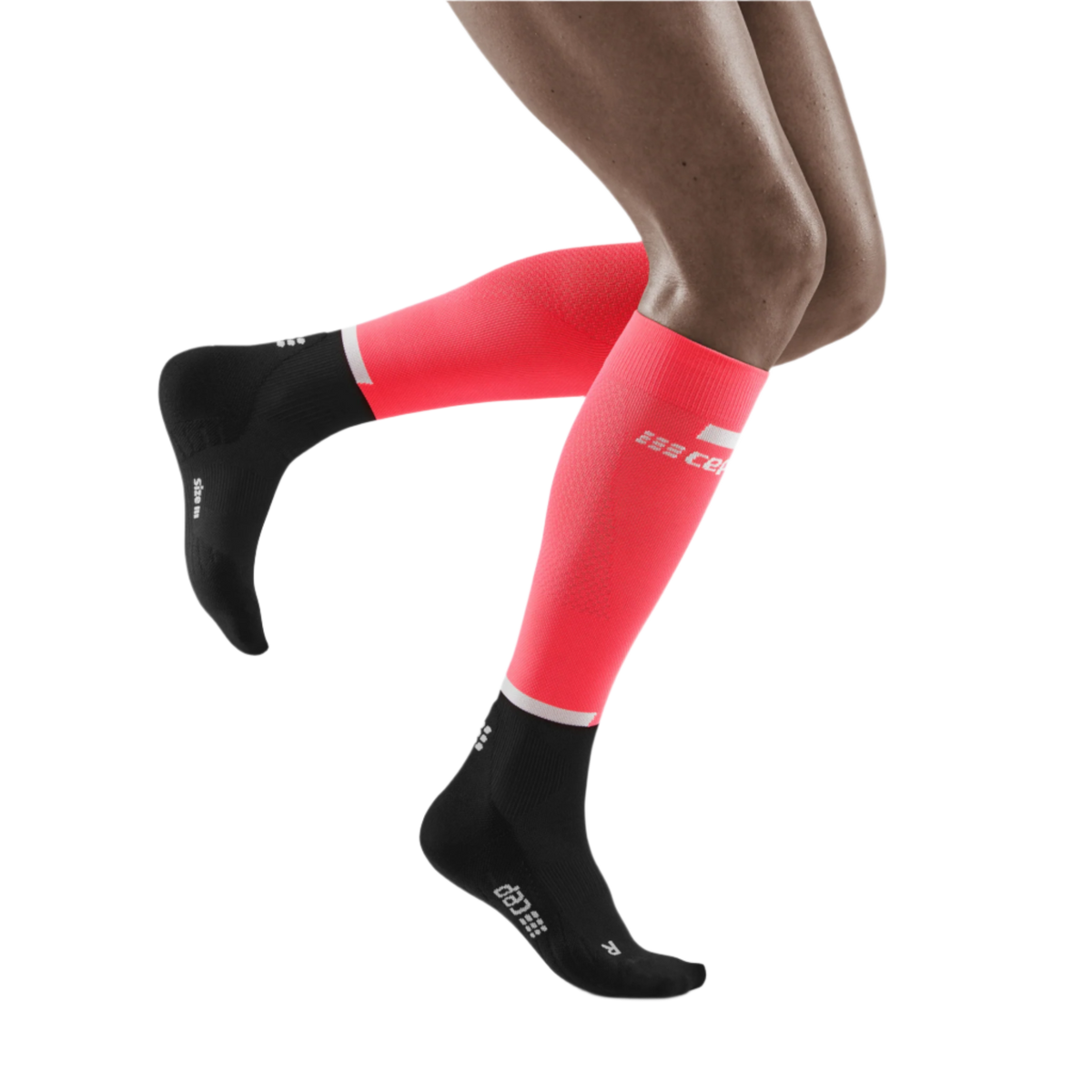 The Run Compression Tall Socks 4.0, Women, Pink/Black