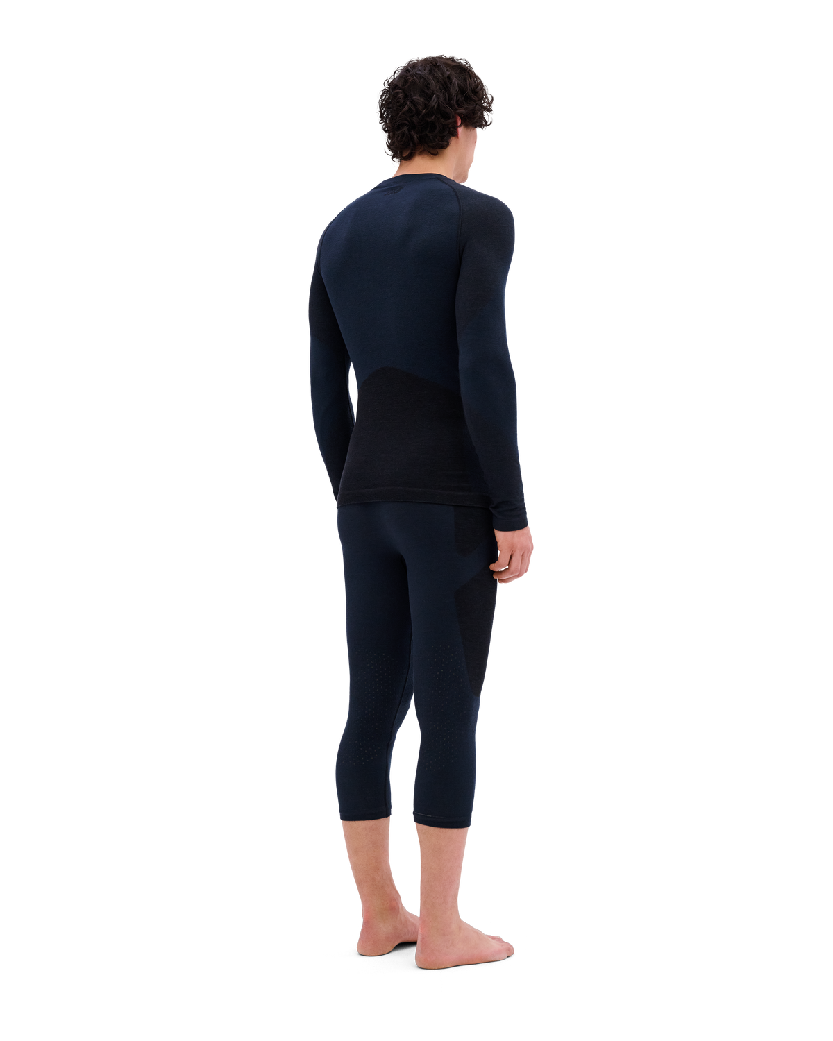 Ski Merino 3/4 Base Tights, Men, Black