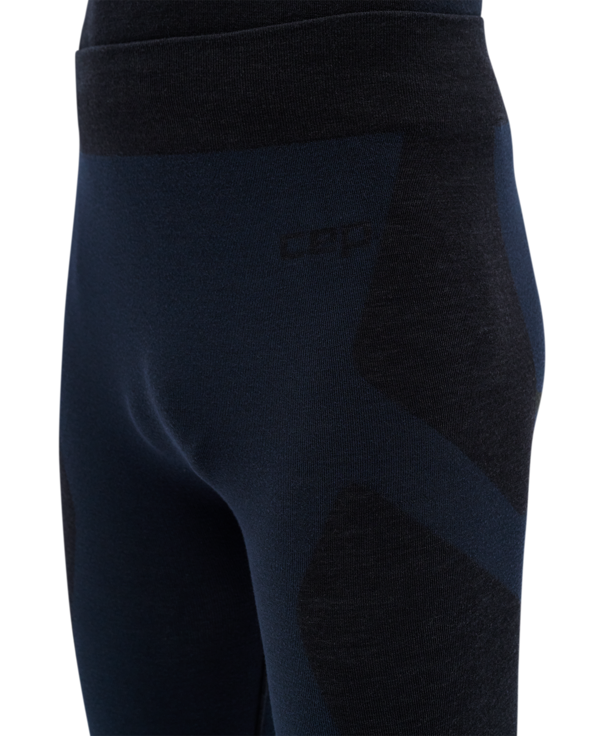 Ski Merino 3/4 Base Tights, Men, Black, close-up detail