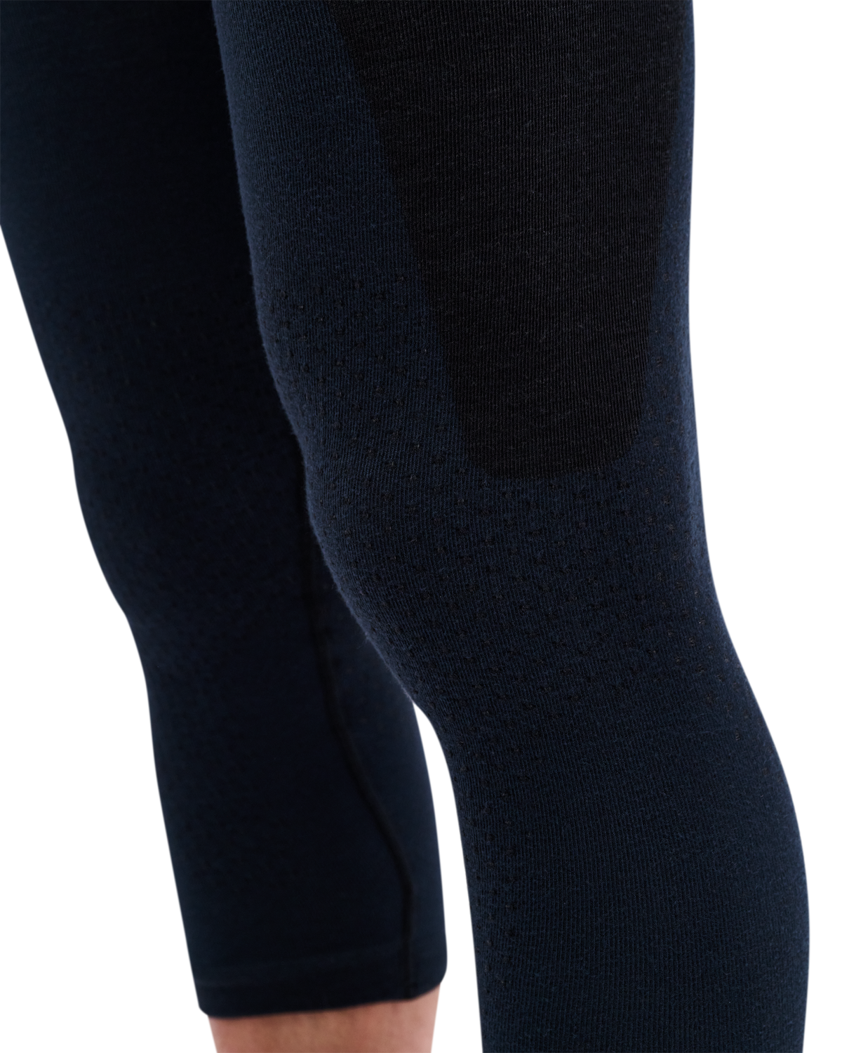 Ski Merino 3/4 Base Tights, Men, Black, close-up detail