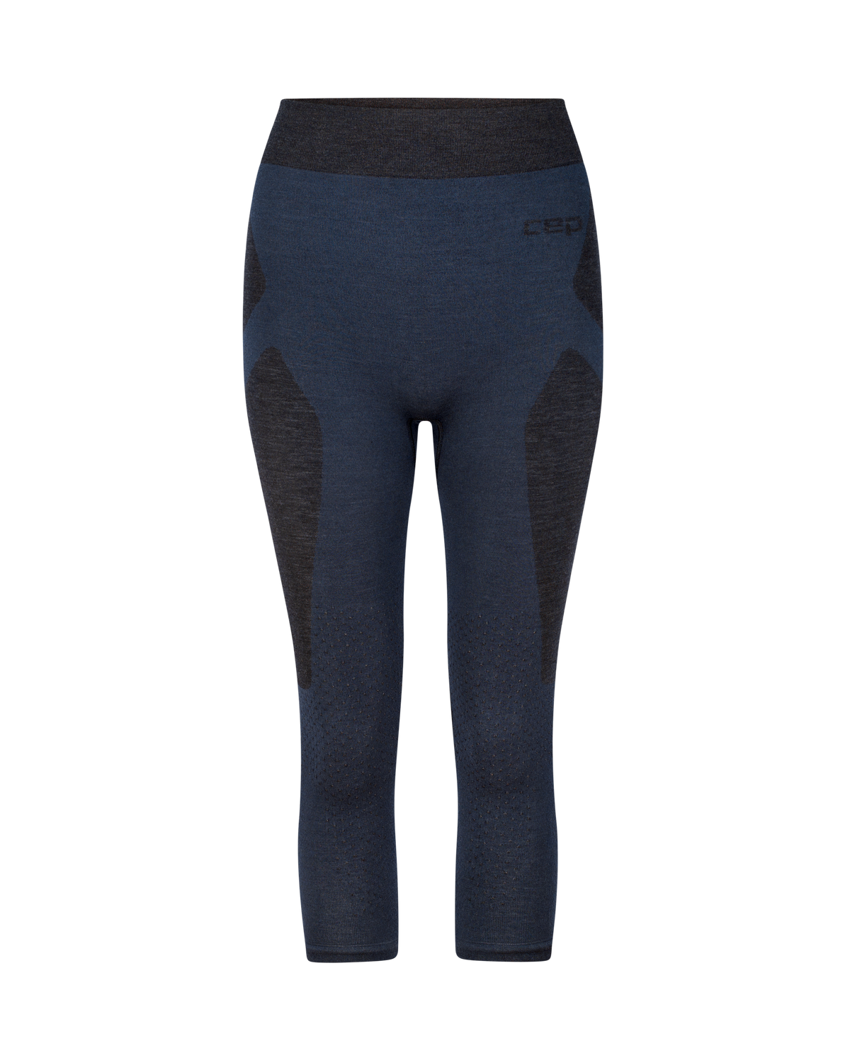 Ski Merino 3/4 Base Tights, Women, Black