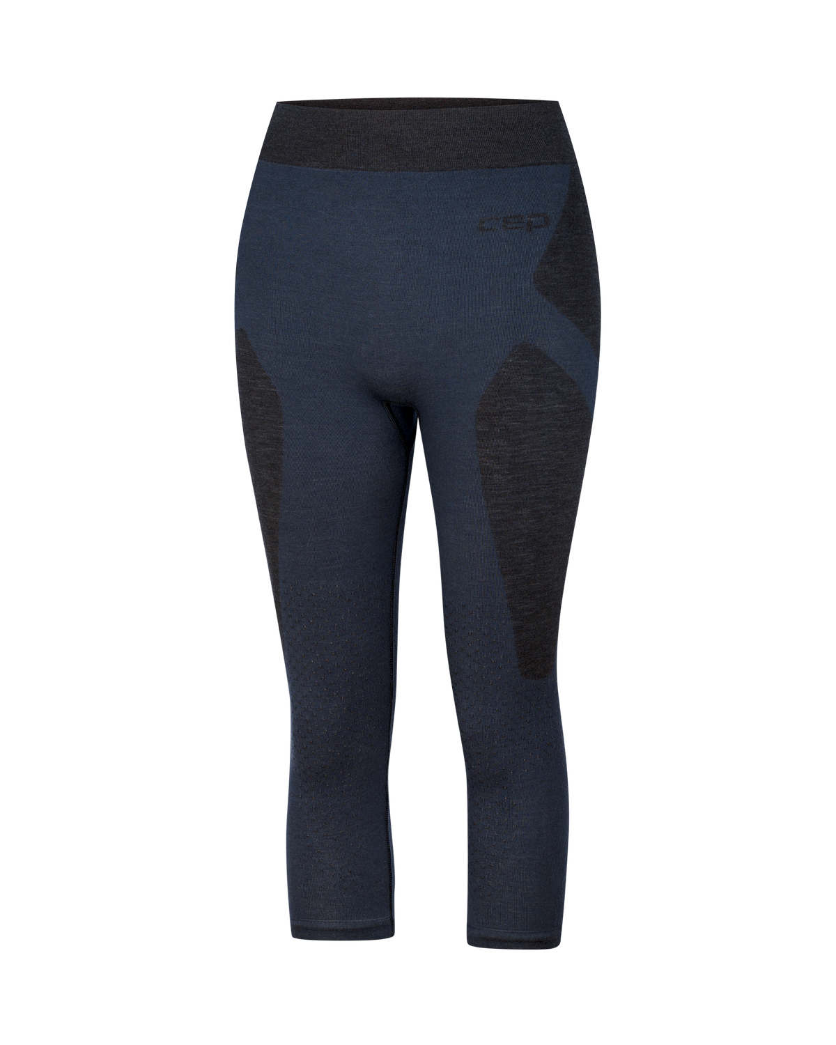 Ski Merino 3/4 Base Tights, Women, Black