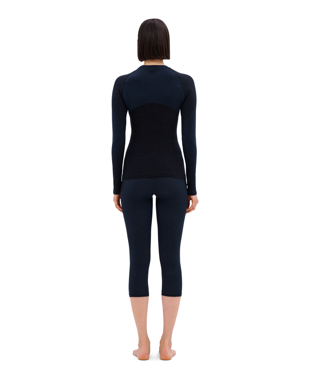 Ski Merino 3/4 Base Tights, Women, Black