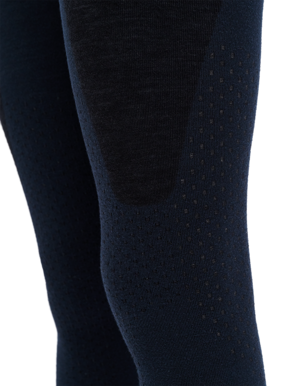 Ski Merino 3/4 Base Tights, Women, Black, close-up detail