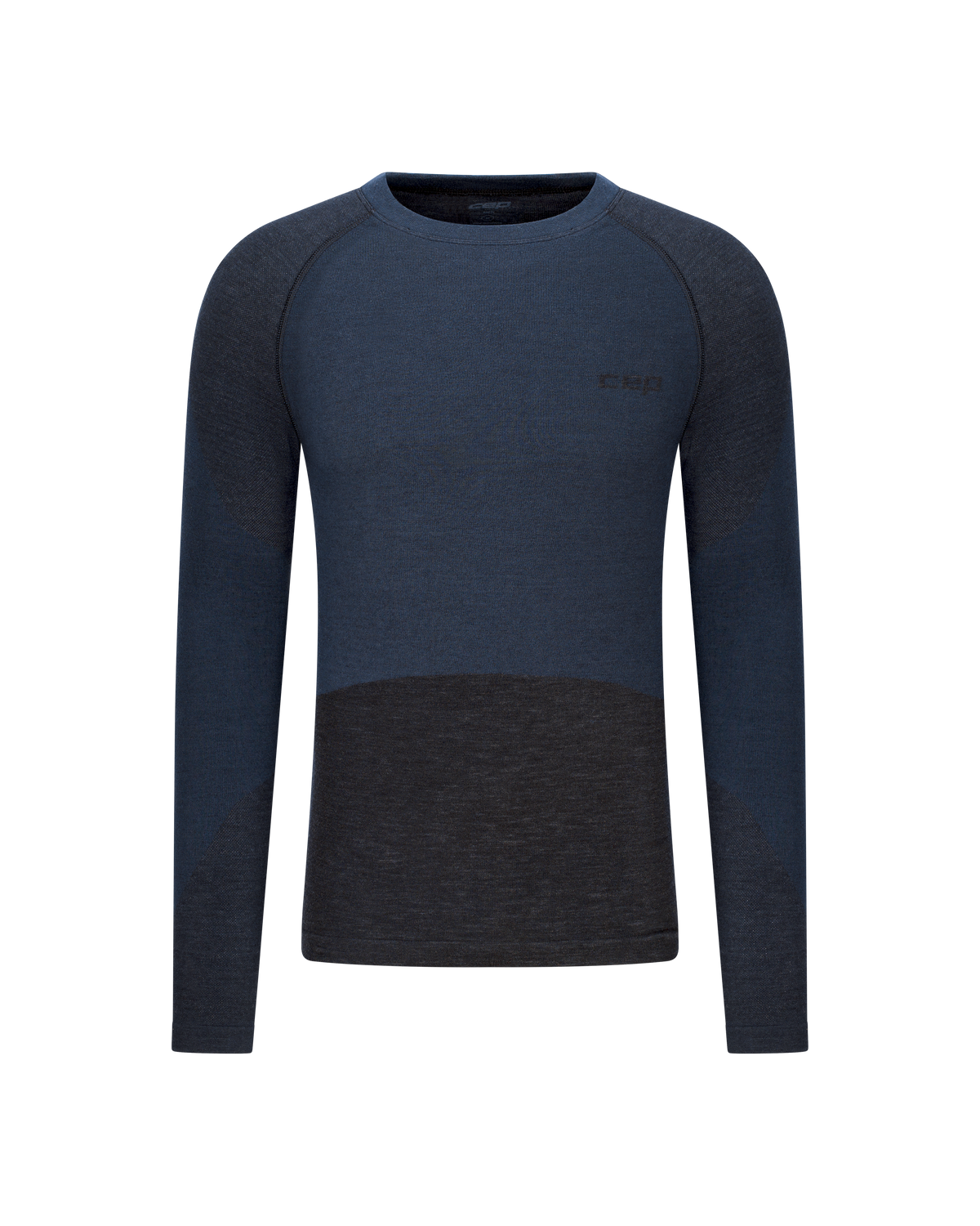 Ski Merino Long Sleeve Base Shirt, Men, Black