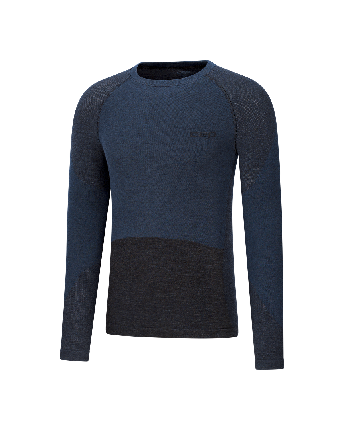 Ski Merino Long Sleeve Base Shirt, Men, Black
