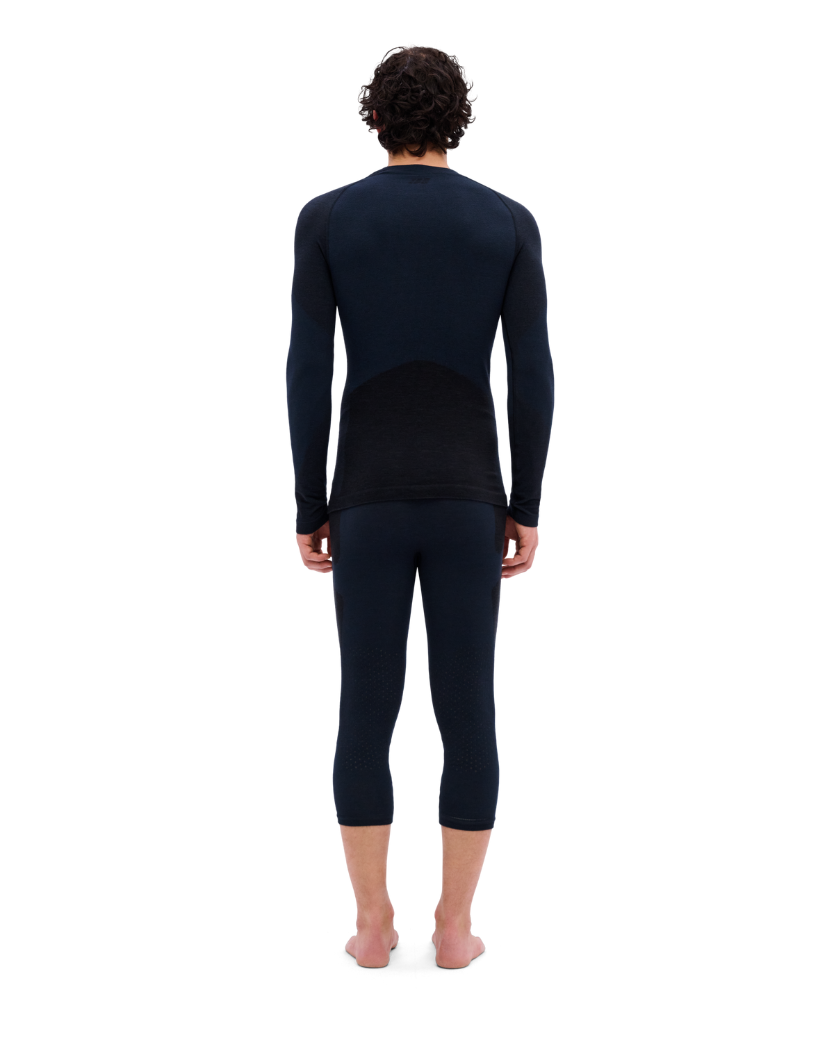 Ski Merino Long Sleeve Base Shirt, Men, Black