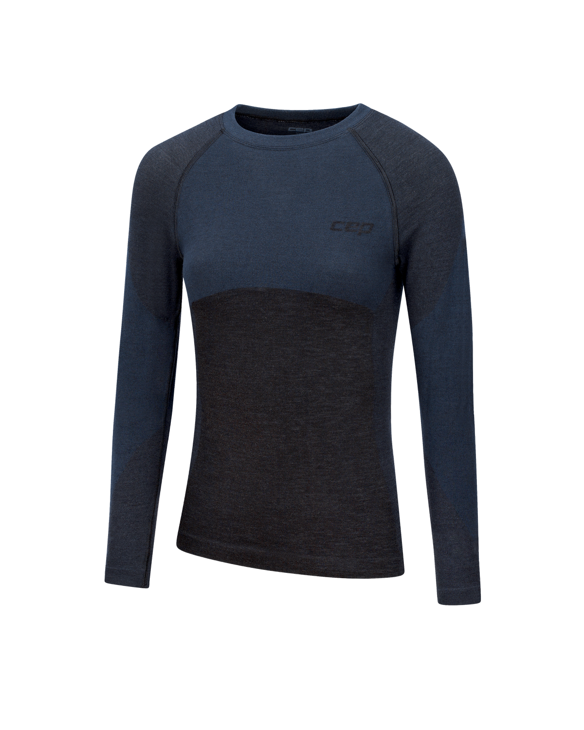 Ski Merino Long Sleeve Base Shirt, Women, Black