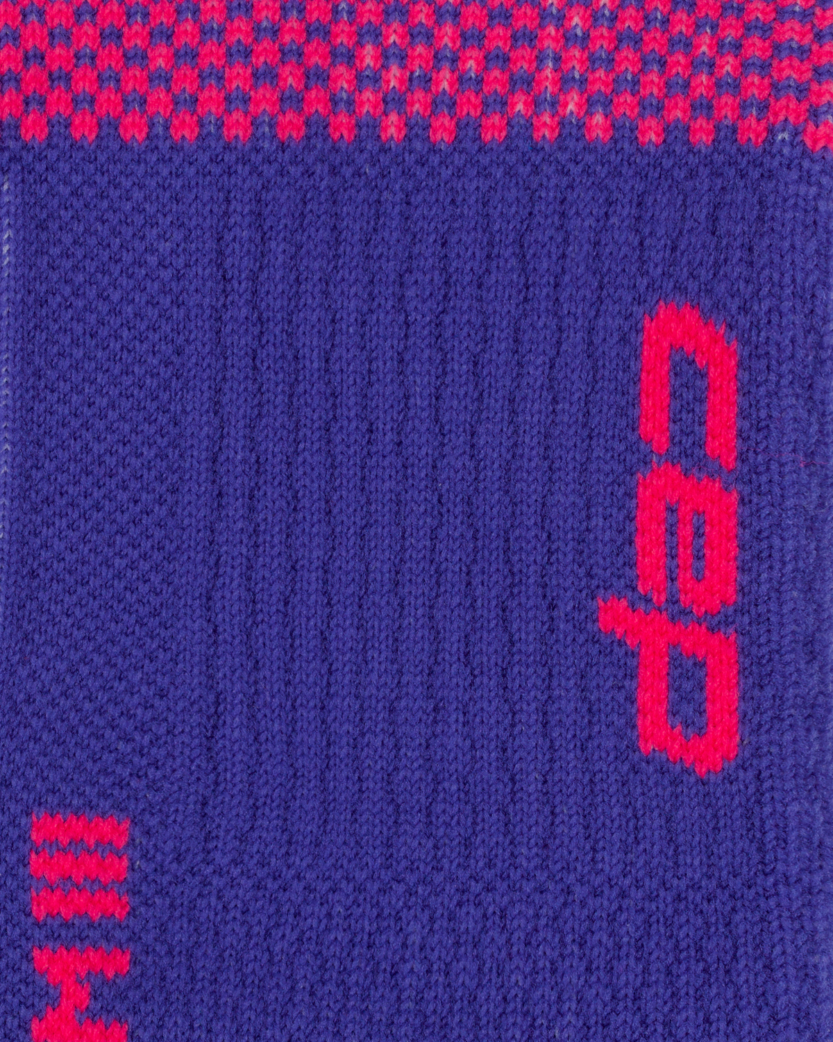 Ski Thermo Tall Compression Socks, Women, Purple/Pink, close-up detail