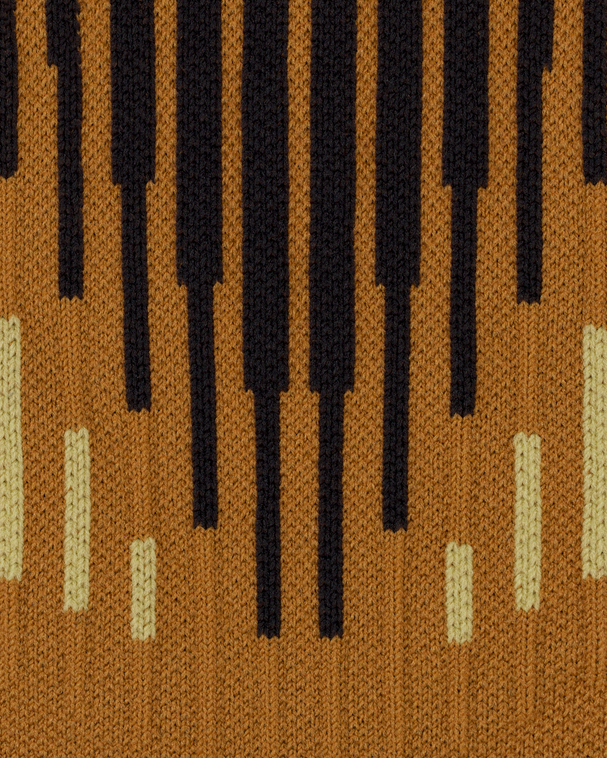 Ski Touring Merino Tall Compression Socks, Men, Brown/Anthracite, close-up detail