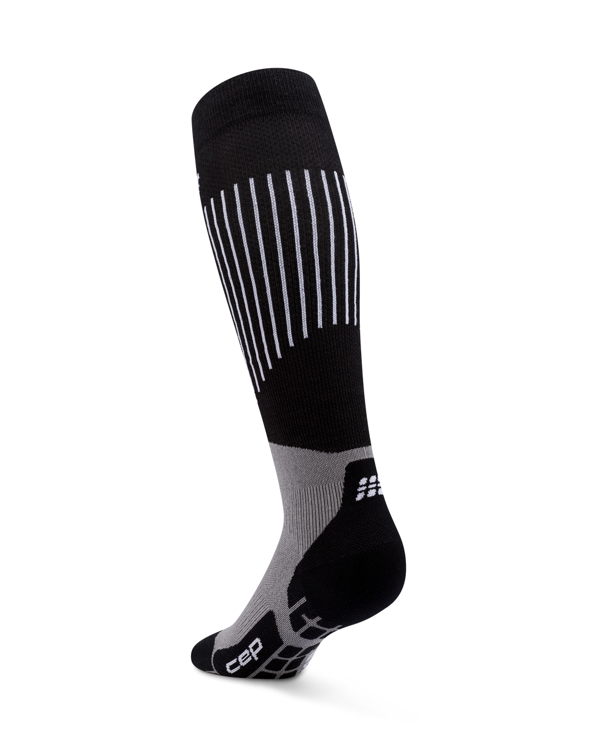 Ski Ultralight Tall Compression Socks, Men, Black/Grey