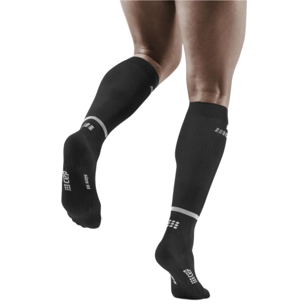 The Run Compression Tall Socks 4.0, Men, Black/White