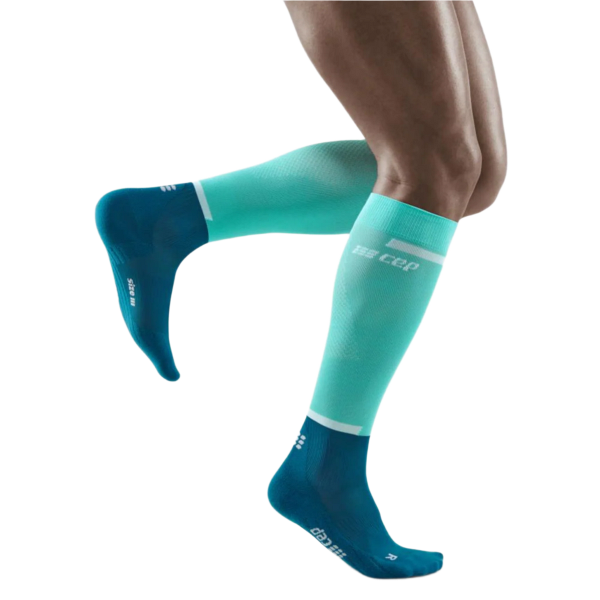The Run Compression Tall Socks 4.0, Men, Ocean/Petrol