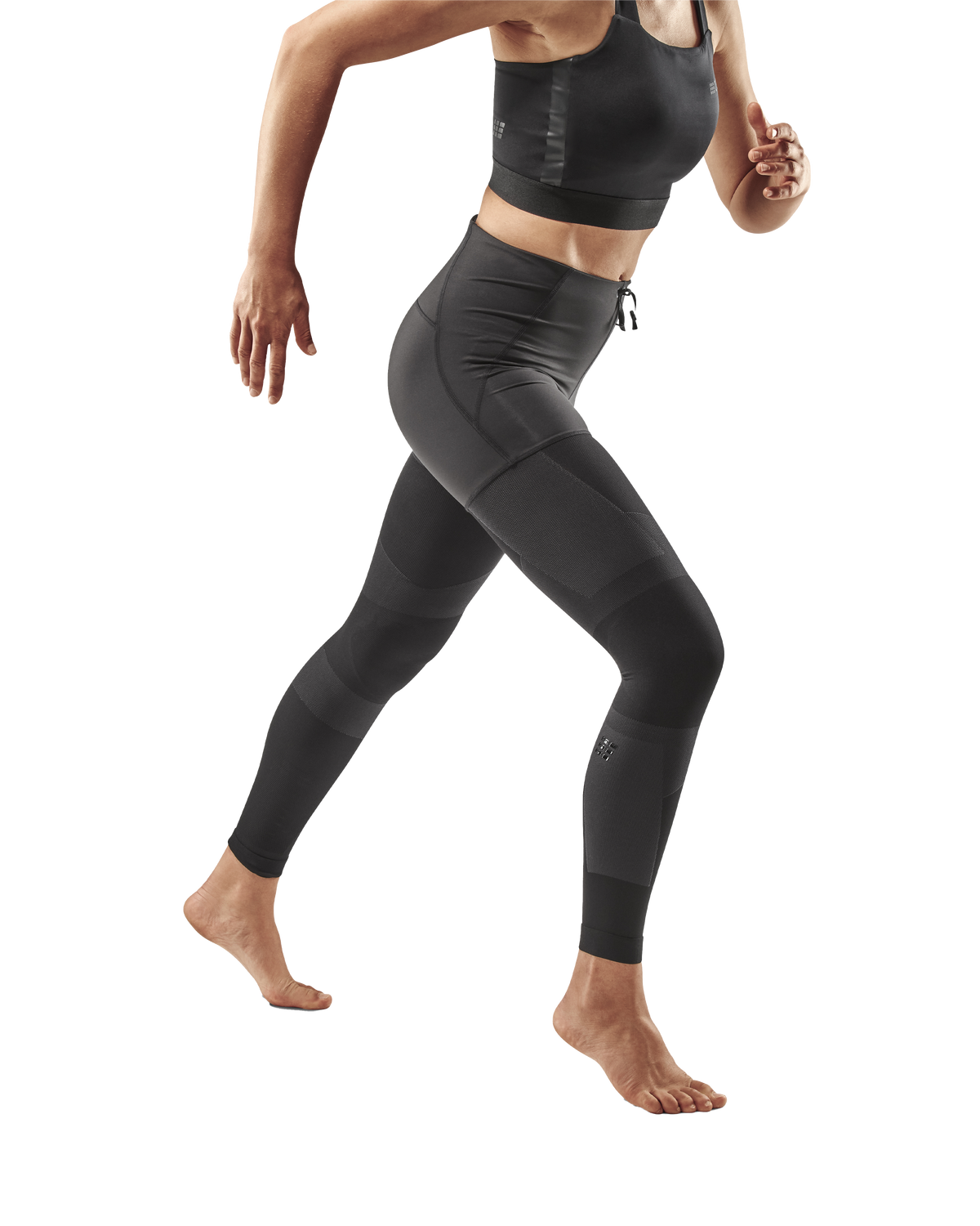 Compression Run Tights 4.0, Women, Black