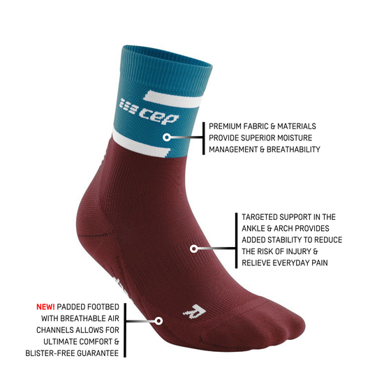 The Run Compression Mid Cut Socks 4.0, Women