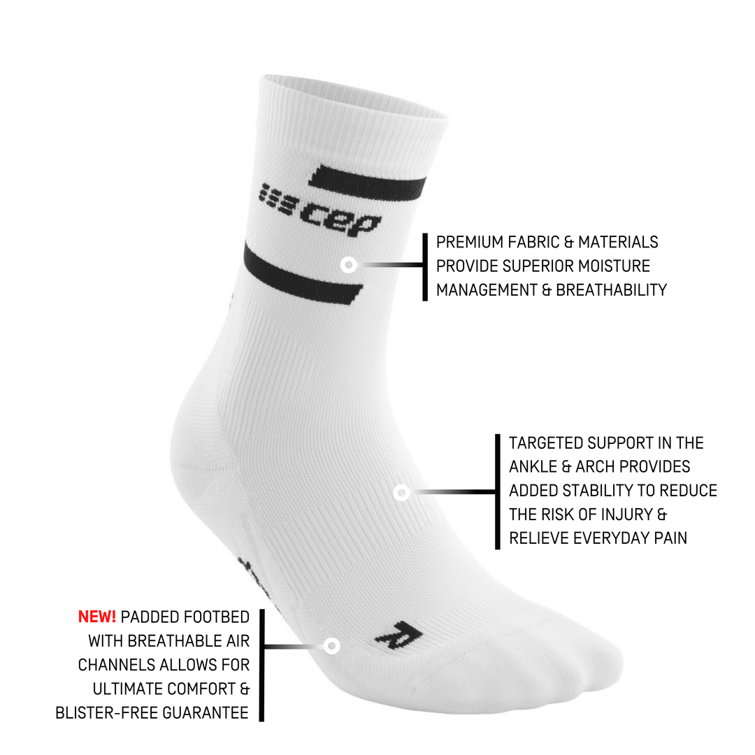 The Run Compression Mid Cut Socks 4.0, Women