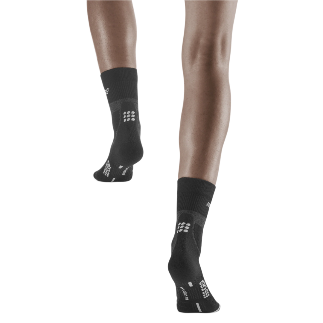 Hiking Merino Mid Cut Compression Socks, Women