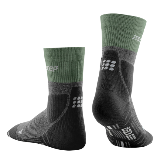 Hiking Merino Mid Cut Compression Socks, Women