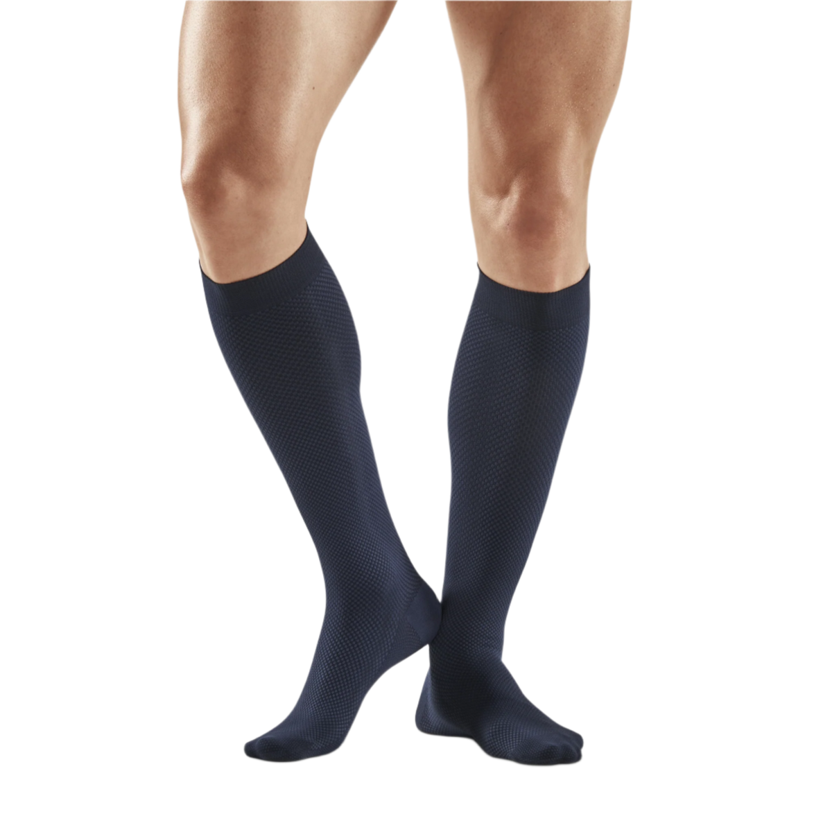 Allday Tall Compression Socks, Men, Dark Blue