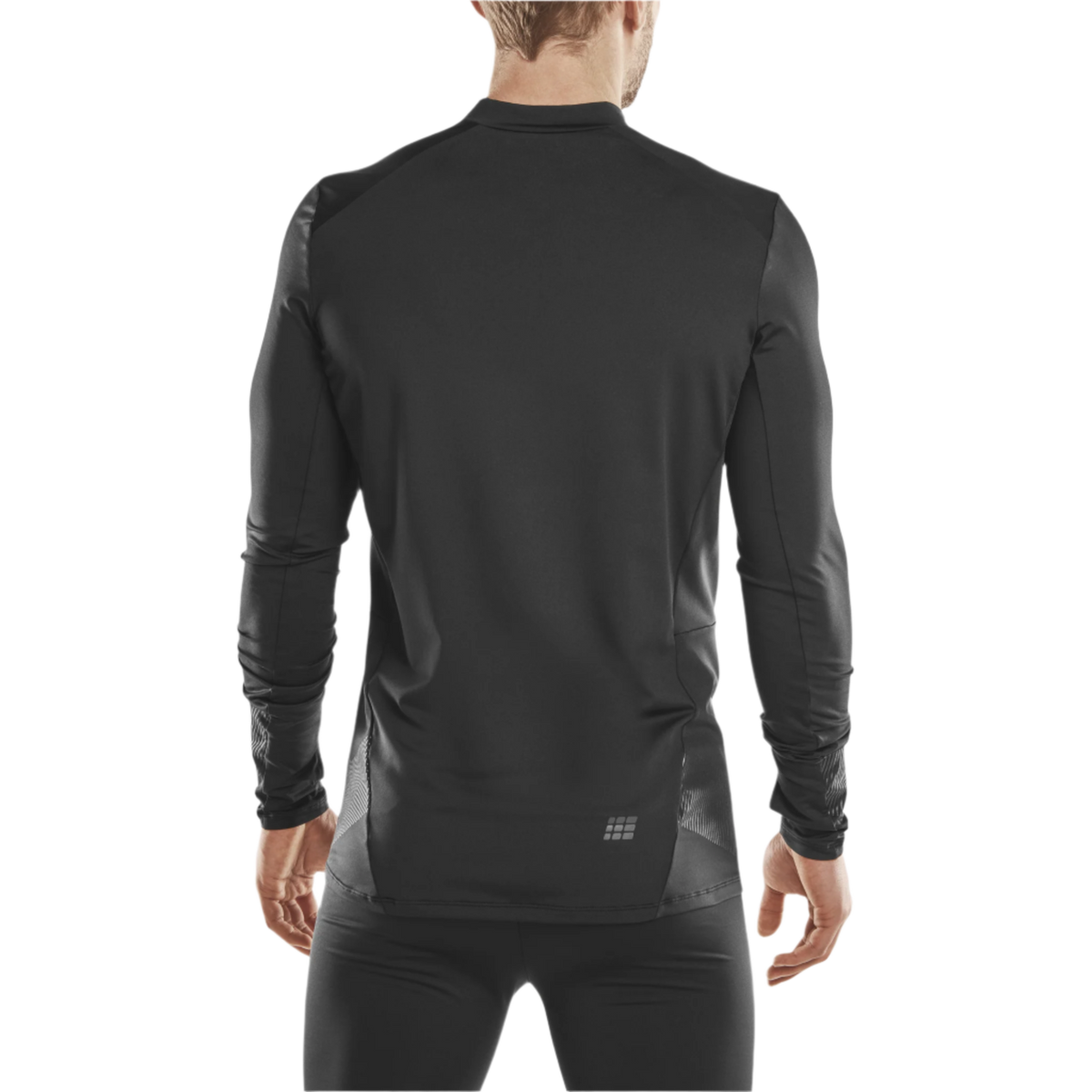 Cold Weather Long Sleeve Shirt, Men, Black