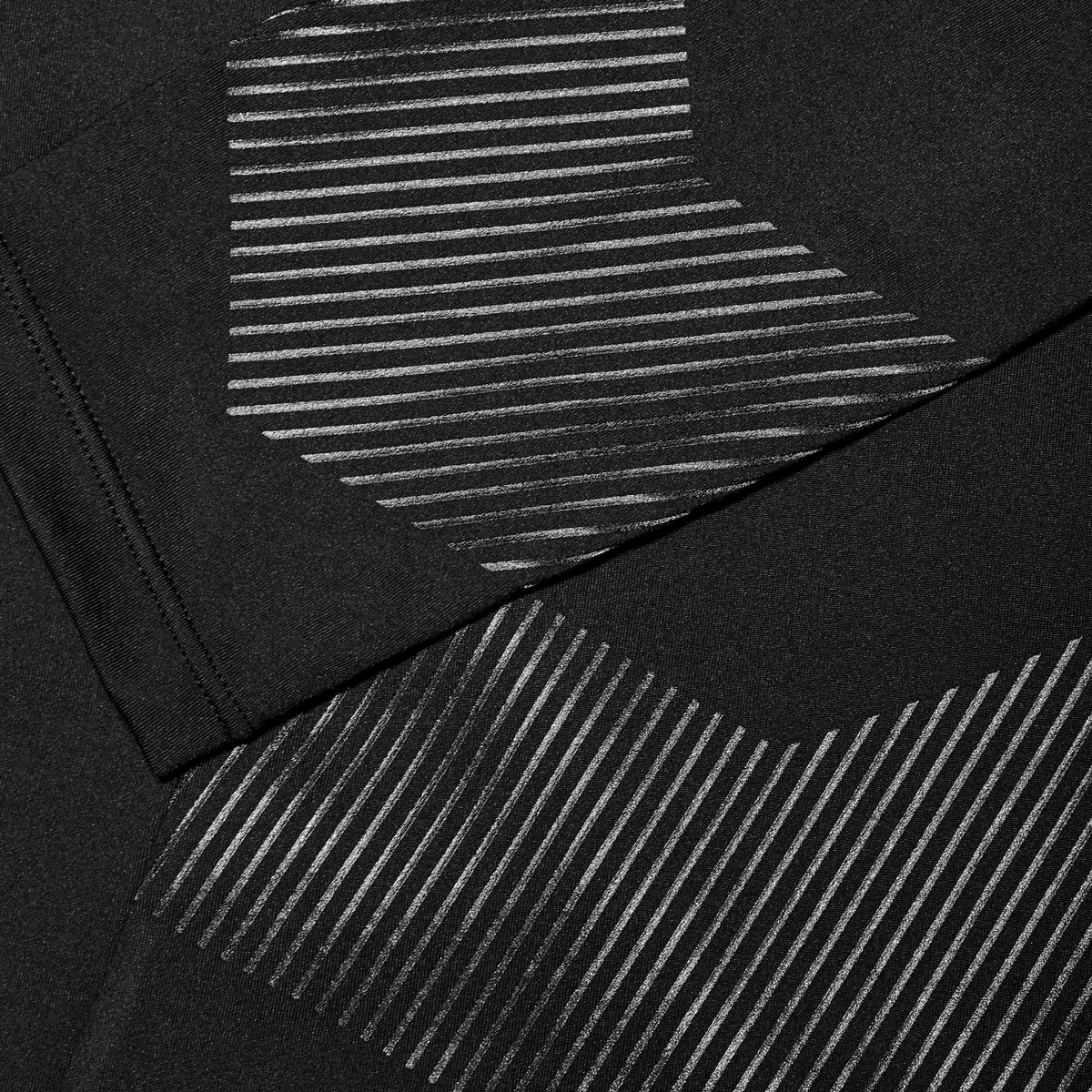 Cold Weather Long Sleeve Shirt, Men, Black, close-up detail