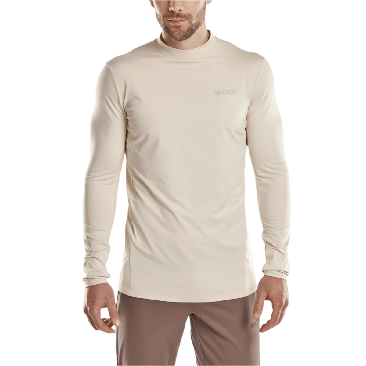 Cold Weather Long Sleeve Shirt, Men, Cream