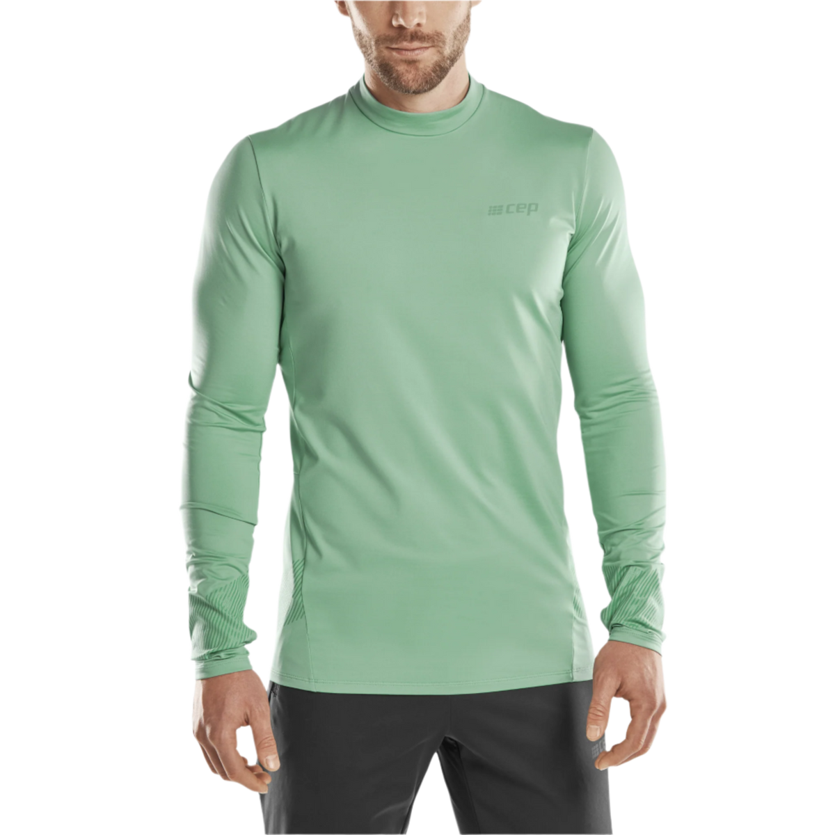 Cold Weather Long Sleeve Shirt, Men, Light Green