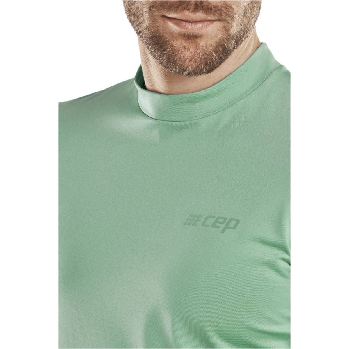 Cold Weather Long Sleeve Shirt, Men, Light Green, close-up detail