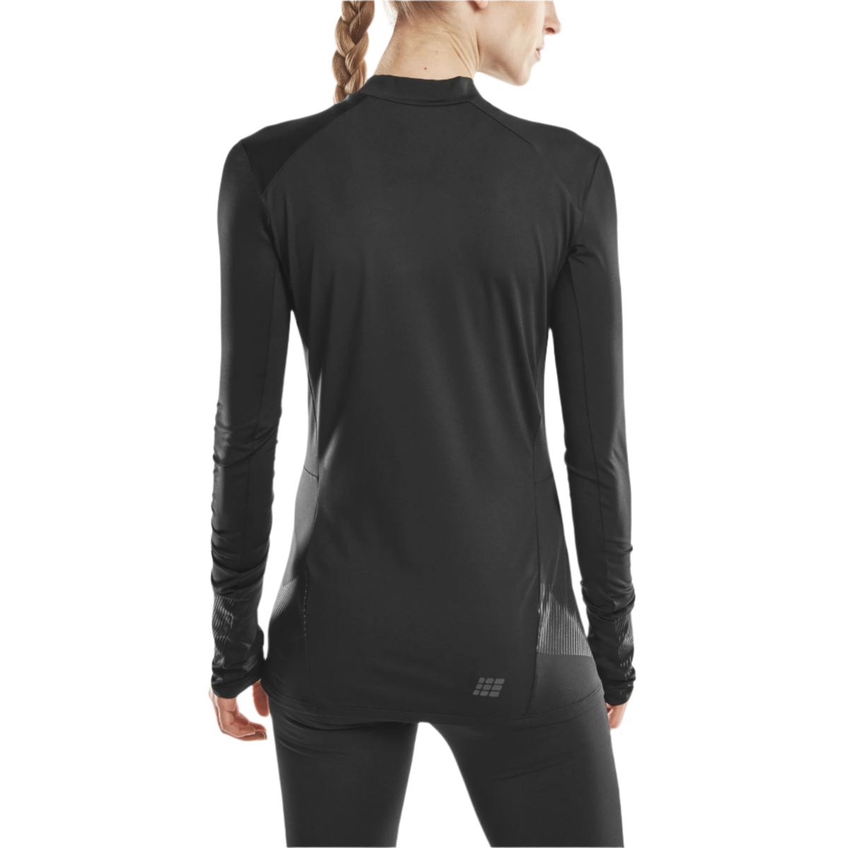 Cold Weather Long Sleeve Shirt, Women, Black