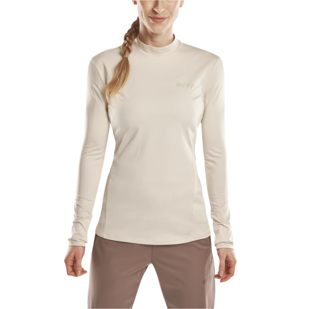 Cold Weather Long Sleeve Shirt, Women, Cream