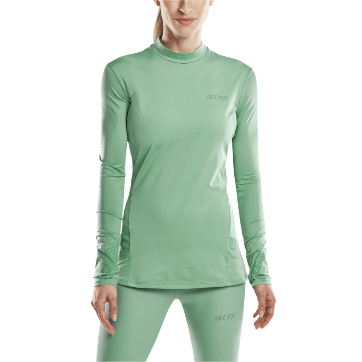 Cold Weather Long Sleeve Shirt, Women, Light Green