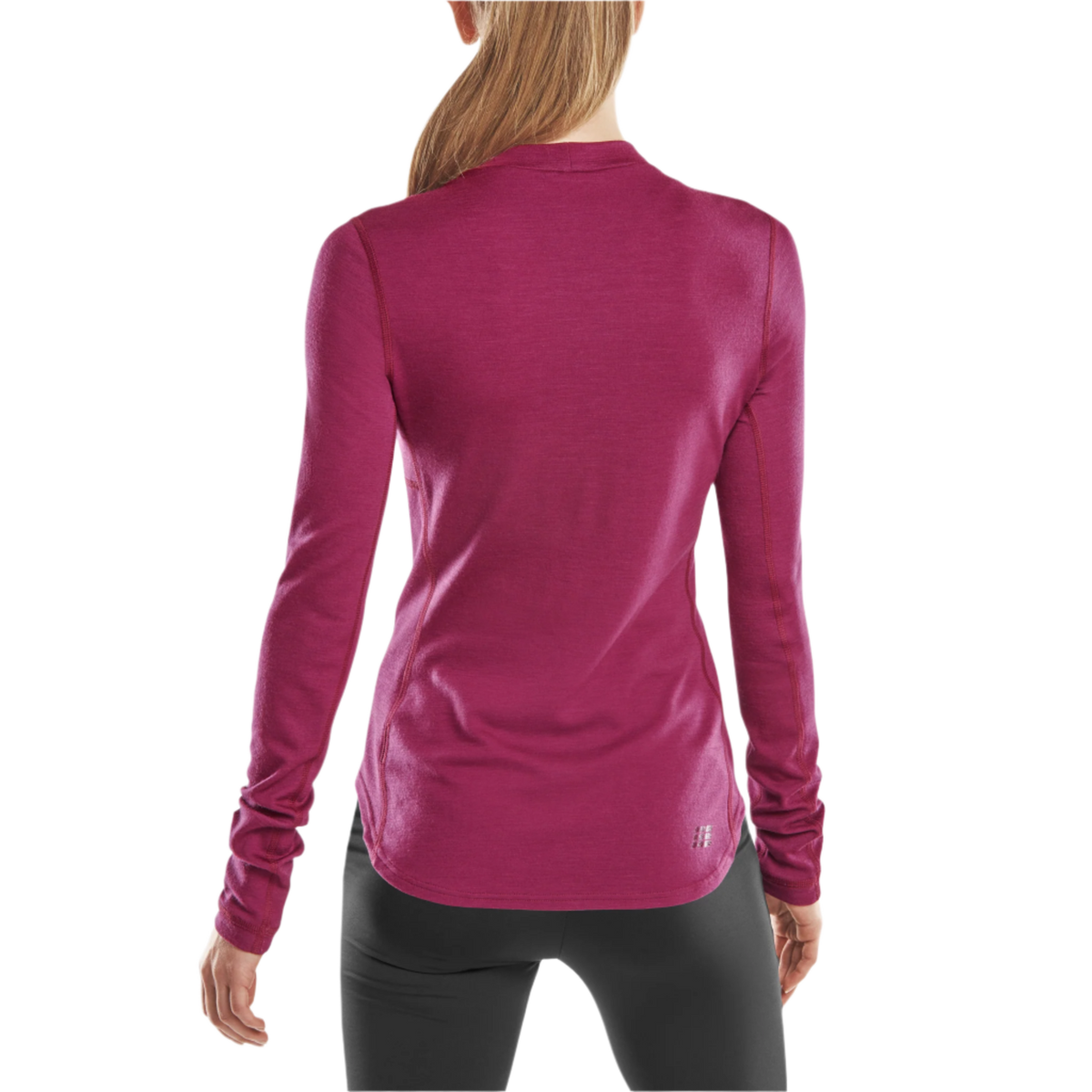Cold Weather Merino Long Sleeve Shirt, Women, Purple Merino