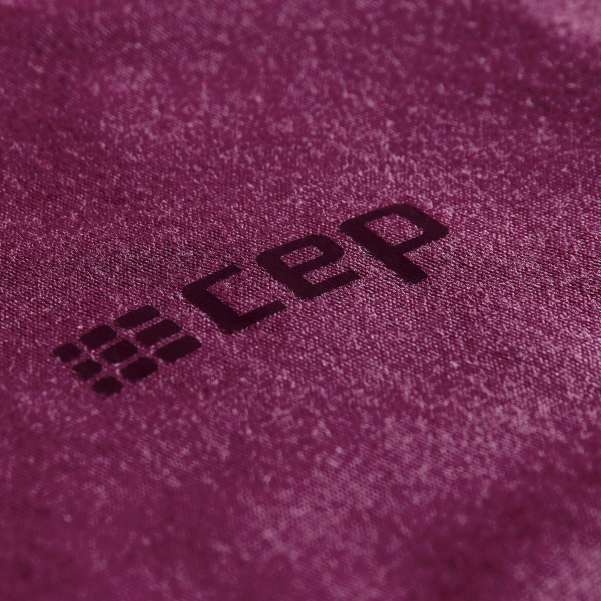 Cold Weather Merino Long Sleeve Shirt, Women, Purple Merino, close-up detail
