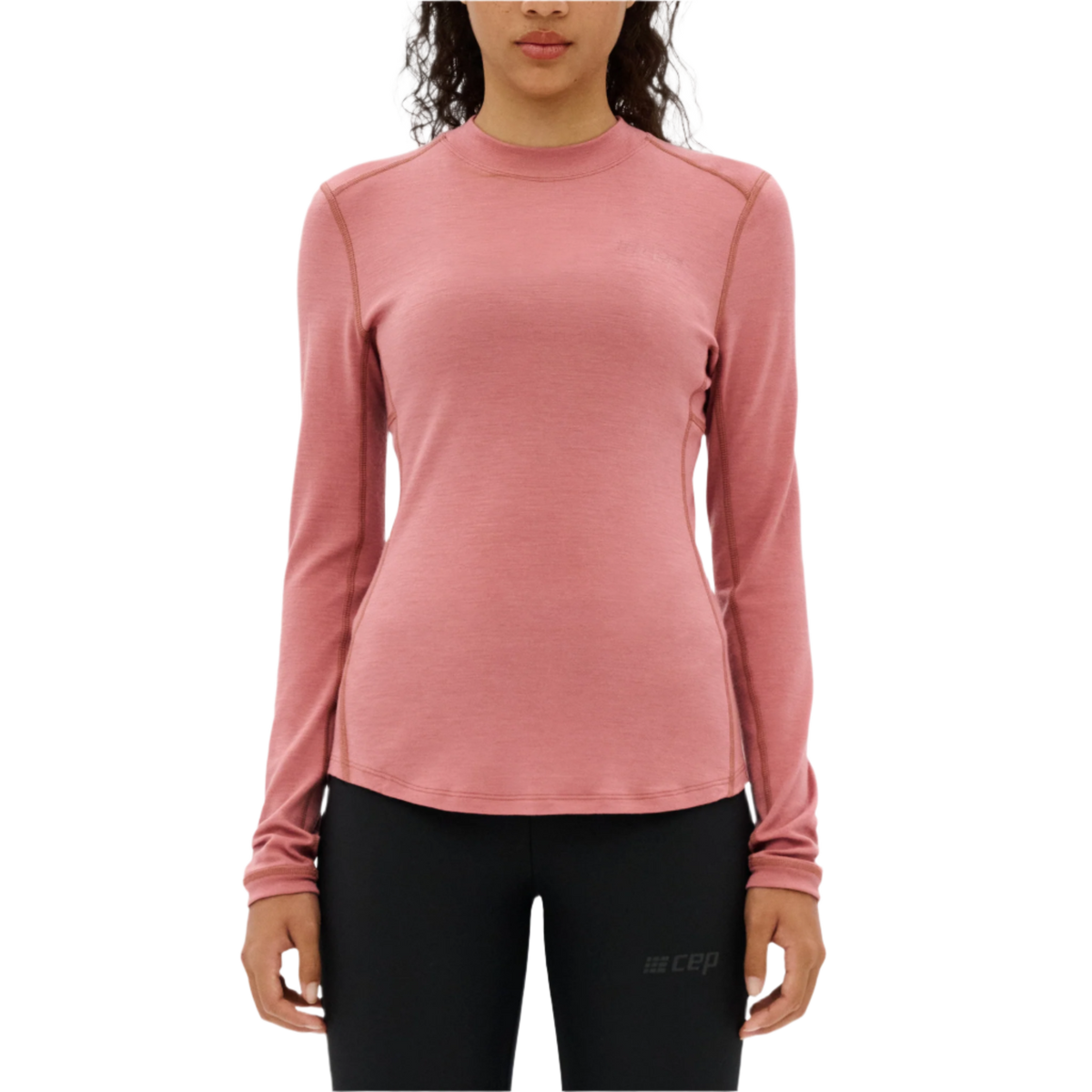 Cold Weather Merino Long Sleeve Shirt, Women, Rose Merino