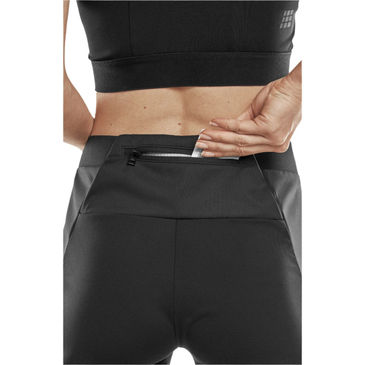 Cold Weather Pants, Women, Black, close-up detail
