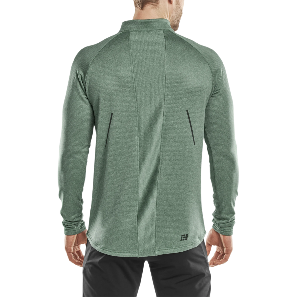 Cold Weather Quarter Zip Pullover, Men, Soft Green