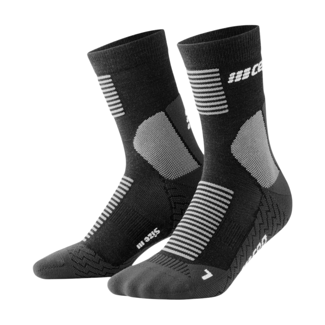 Cold Weather Mid Cut Compression Socks, Men