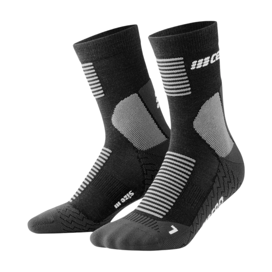 Cold Weather Mid Cut Compression Socks, Men