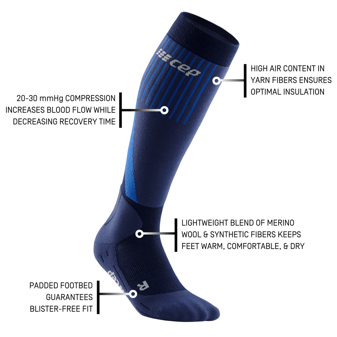 Cold Weather Tall Compression Socks, Women