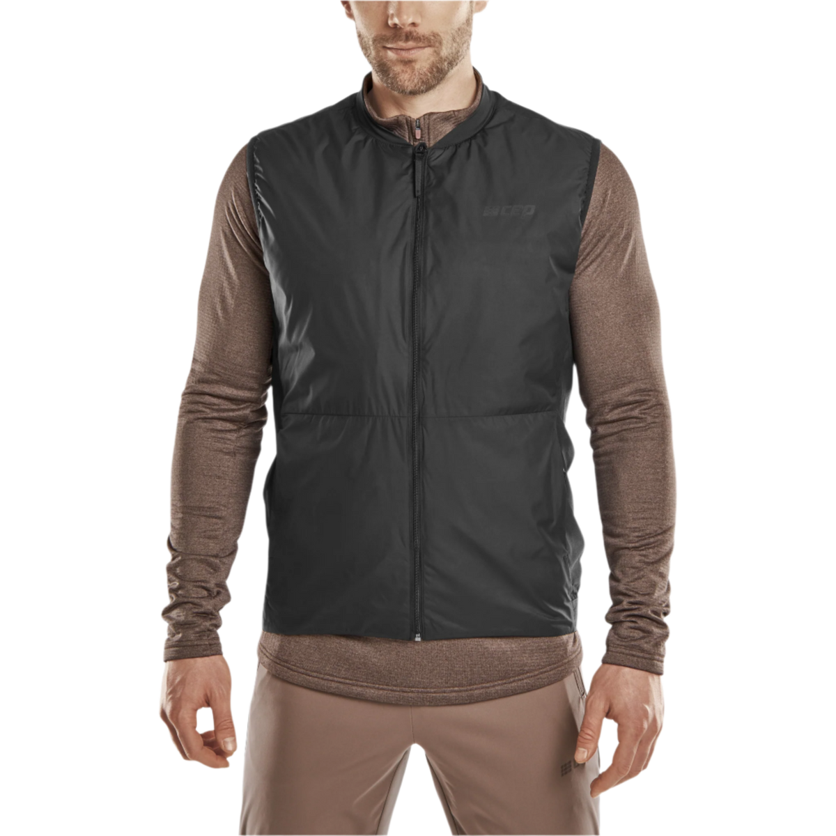 Cold Weather Reversible Vest, Men, Black