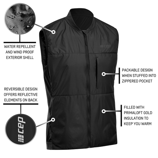 Cold Weather Reversible Vest, Men