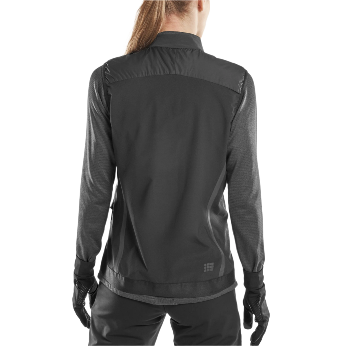 Cold Weather Reversible Vest, Women, Black